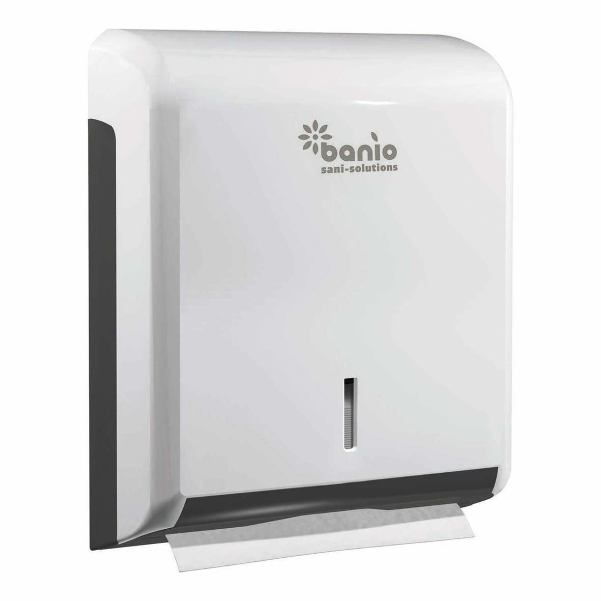 distributeur de serviettes blanc banio SPA