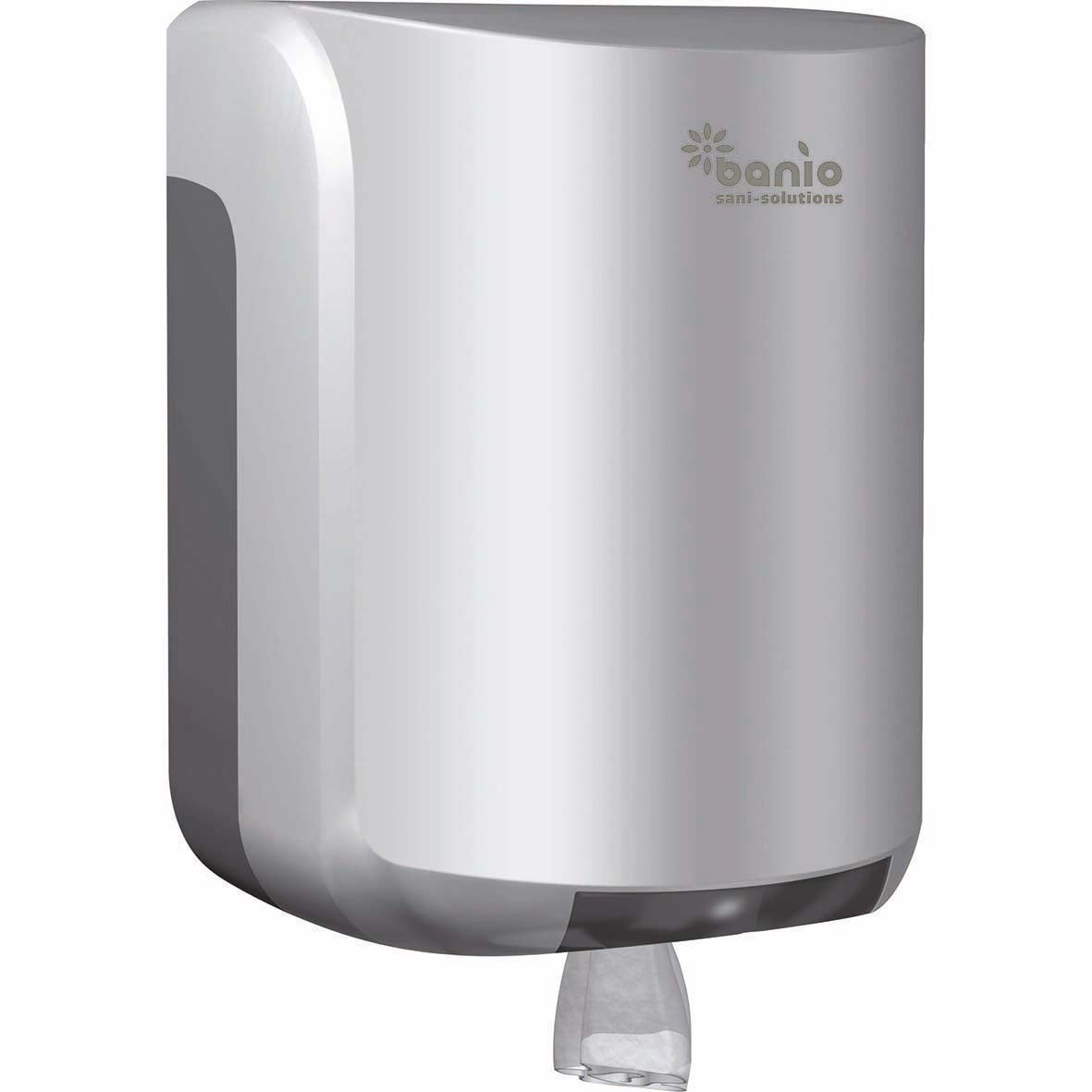 banio SPA distributeur de rouleaux de serviettes argenté