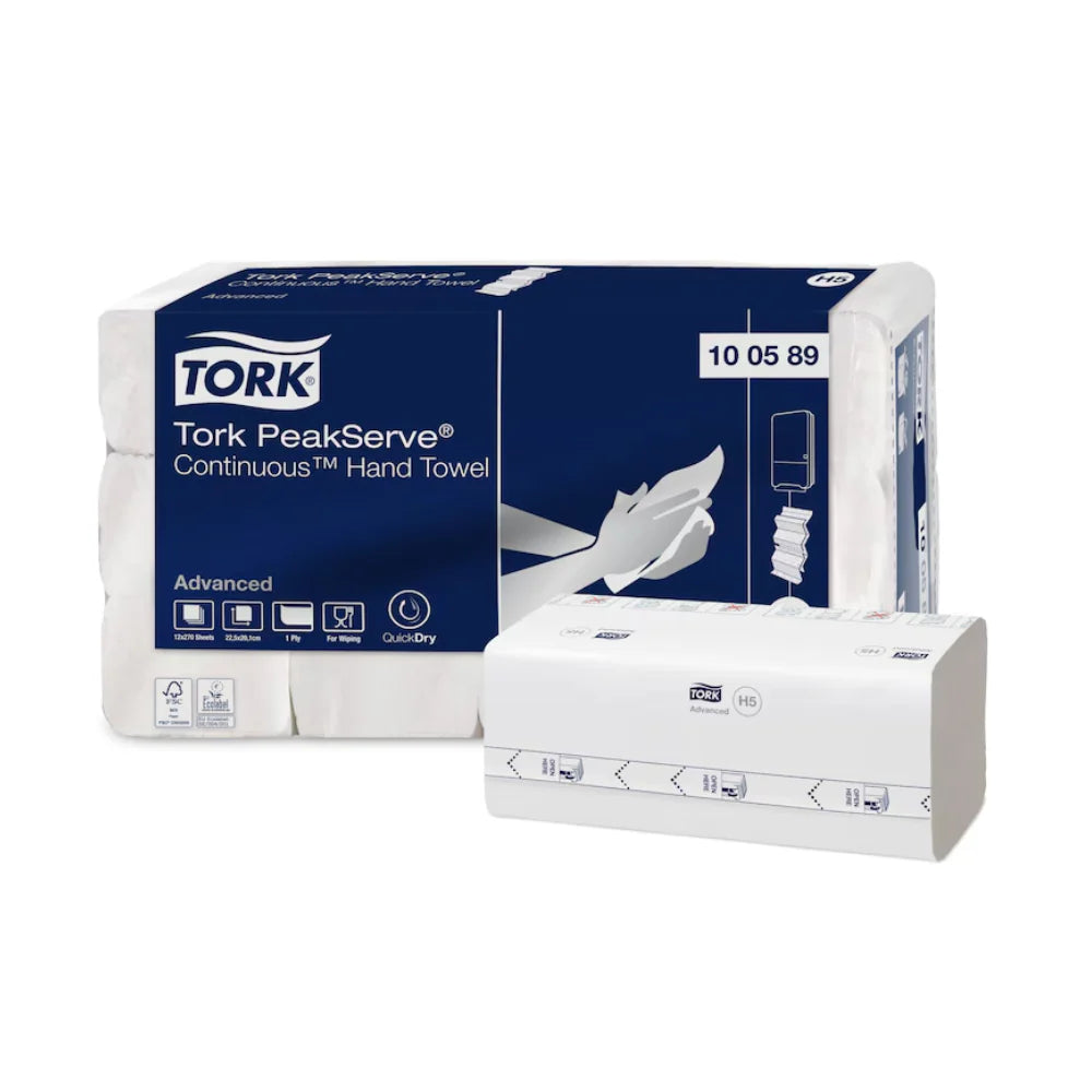 Serviettes Tork PeakServe® 100589 Endless™ H5 1 pli