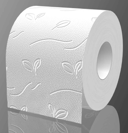 Katrin 11711 | Toilettenpapier 3-lagig, Zellstoff, 250 Blatt