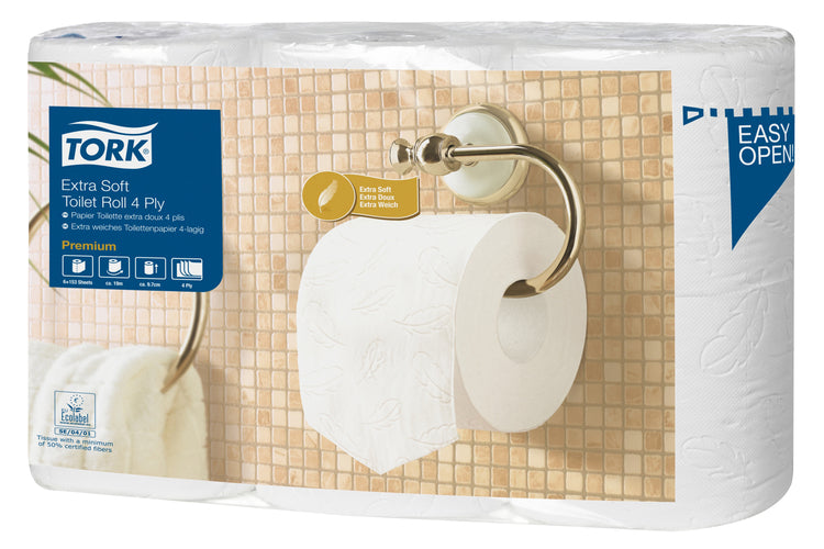 Papier toilette extra doux Tork 110406 Premium T4