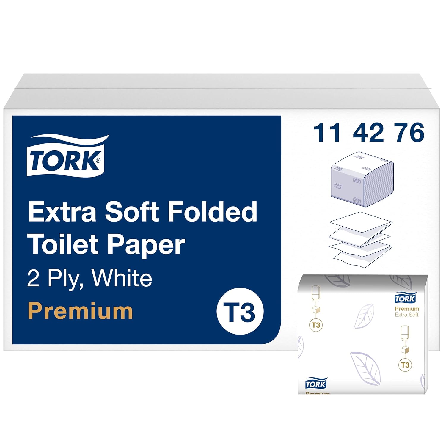 Papier toilette Tork 114276 extra doux, feuille unique, Extra Doux T3