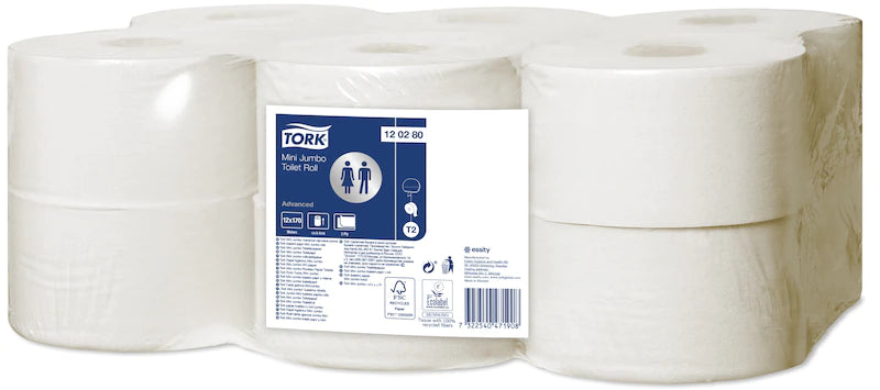 Papier toilette Tork 120280 Advanced Soft T2 Mini Jumbo