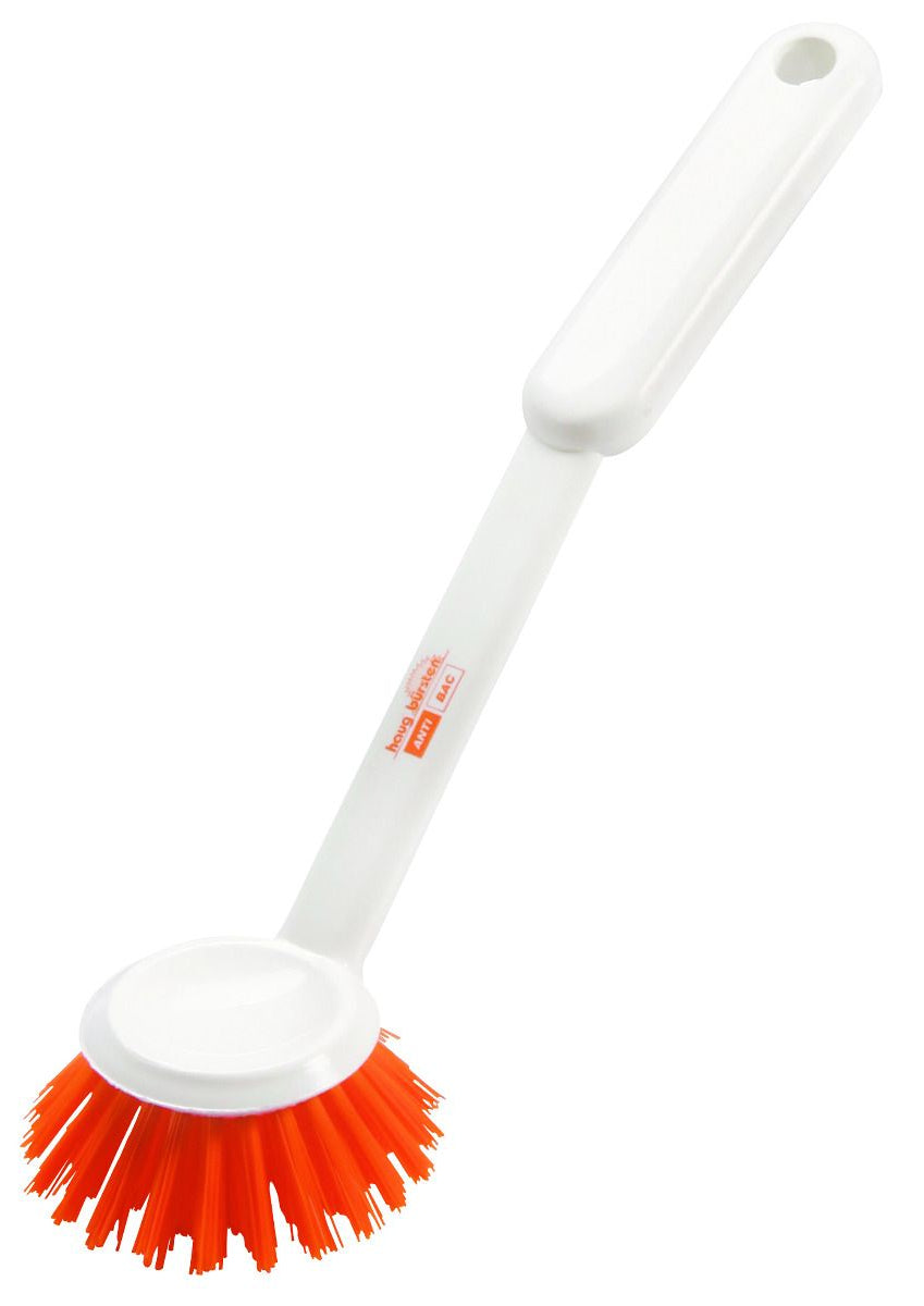 Brosse à vaisselle ronde antibactérienne Haug, orange, Ø 0,5 mm