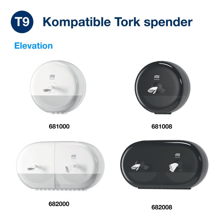 Papier toilette Tork SmartOne® 472193 Mini Advanced T9 2 plis