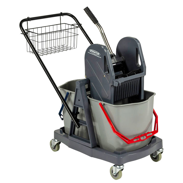 Seau mobile double Sprintus 2 x 17 L