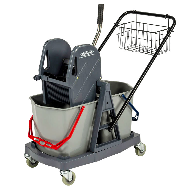 Seau mobile double Sprintus 2 x 17 L