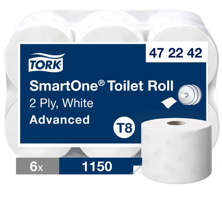 Papier toilette Tork 472242 Advanced SmartOne T8