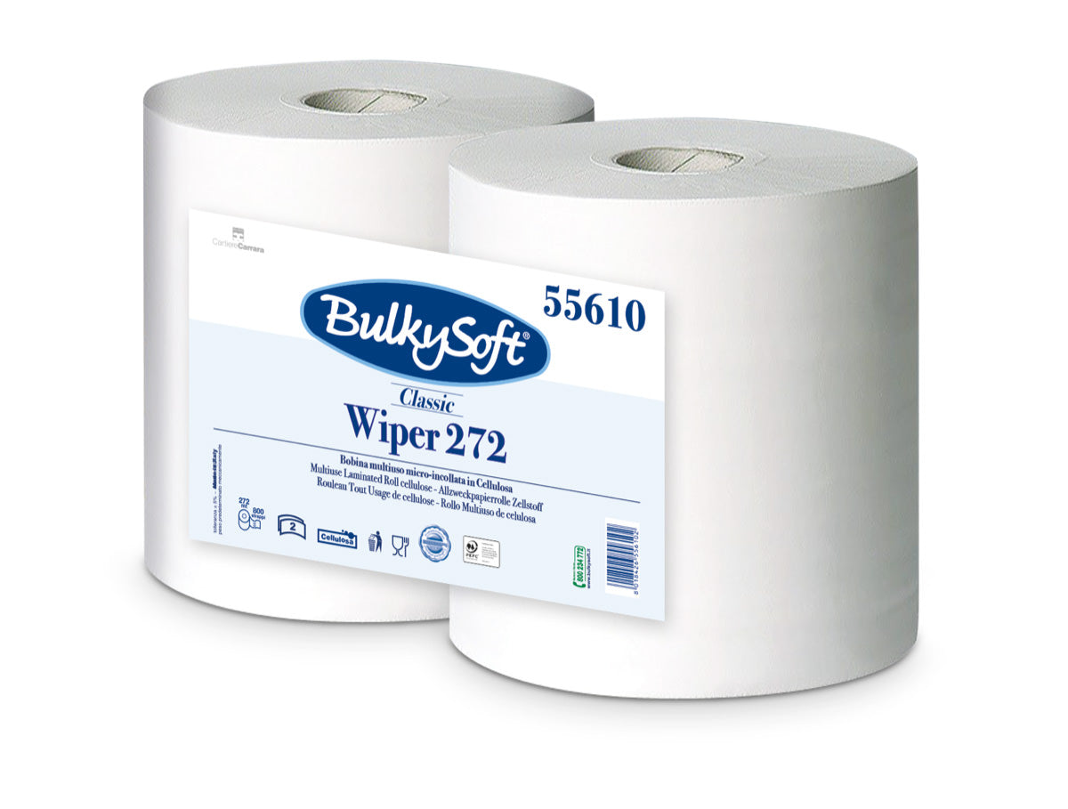 Rouleau de nettoyage BulkySoft Premium Maxi, 2 plis, 272 m
