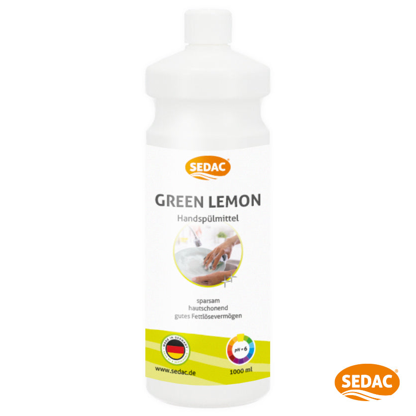 Liquide vaisselle Sedac pour les mains, citron vert