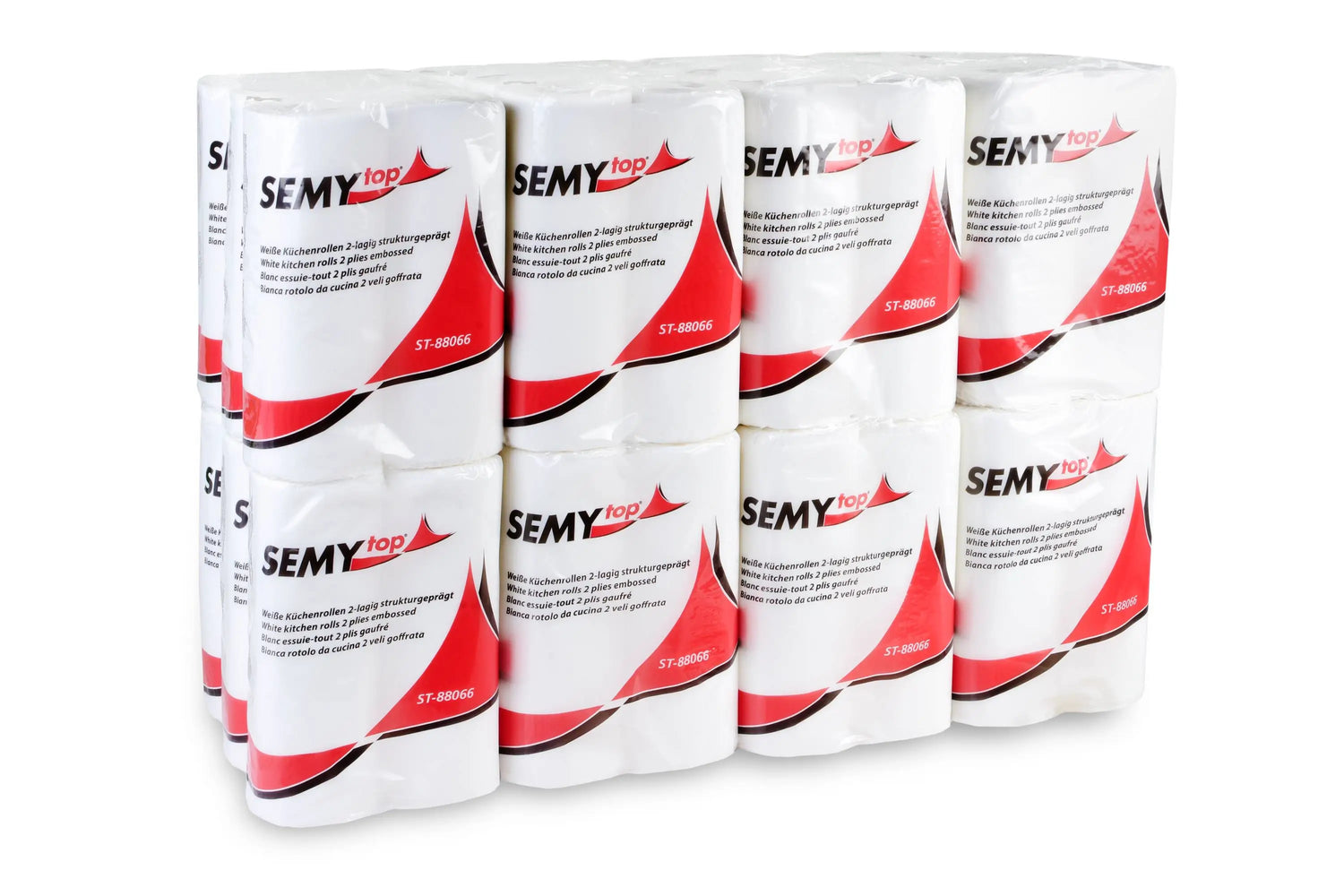 Rouleau de cuisine SemyTop, 2 plis, 24 rouleaux x 2