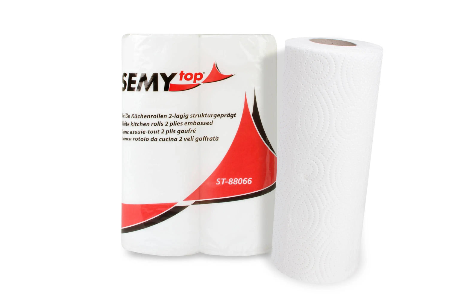 Rouleau de cuisine SemyTop, 2 plis, 24 rouleaux x 2
