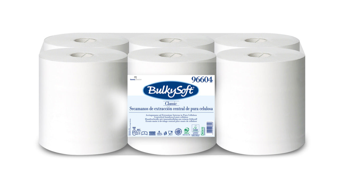 Rouleau de nettoyage BulkySoft Classic Midi, 2 plis, 300 m