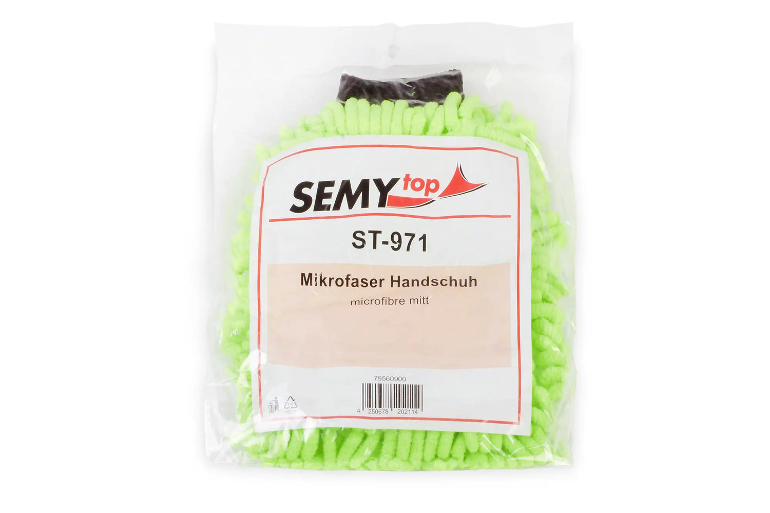 Gants en microfibre SemyTop, 16 x 24 cm, lot de 10, verts