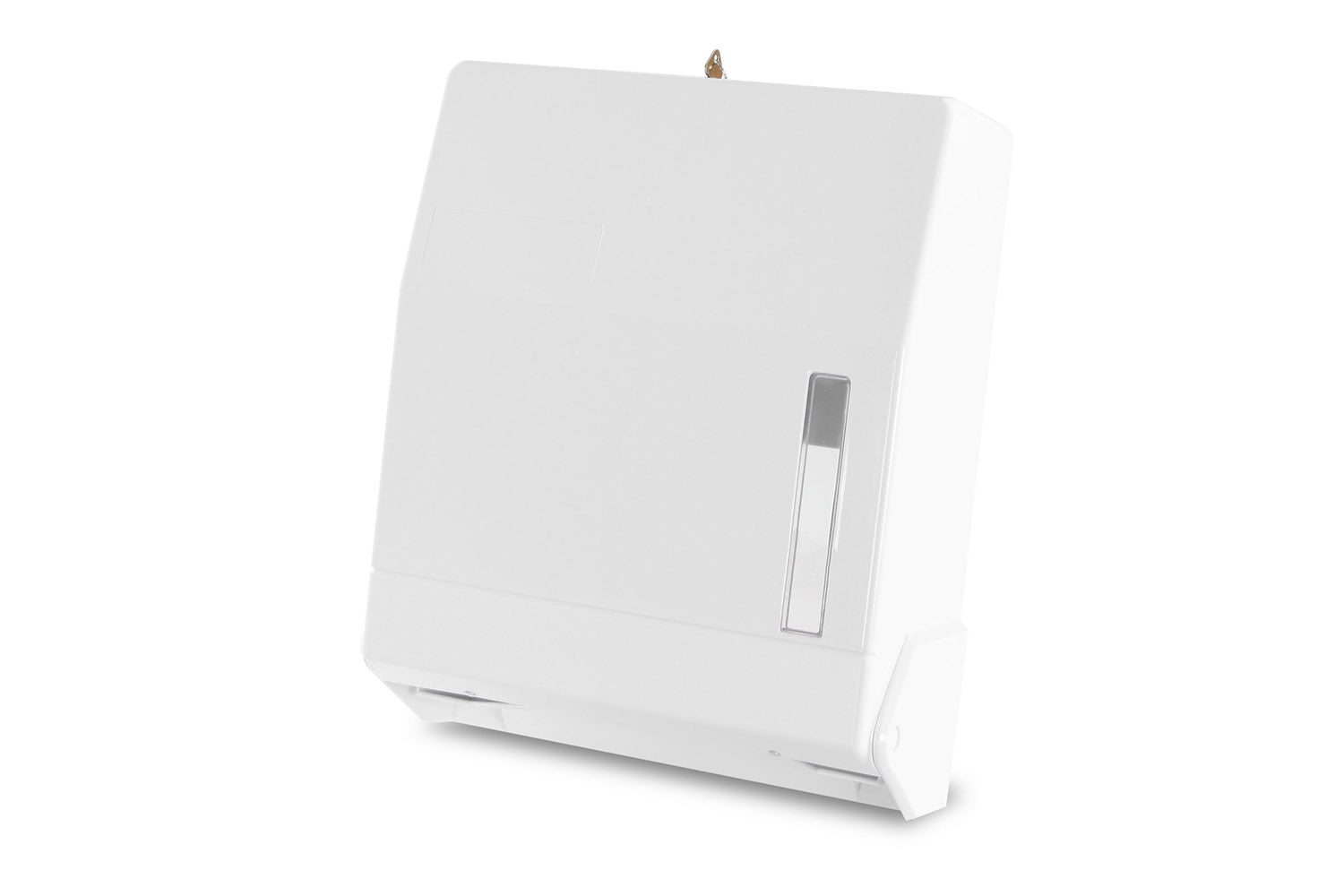 Distributeur de papier essuie-tout pliable et humoristique, en plastique, pour 600 feuilles, pliage en V/C, blanc