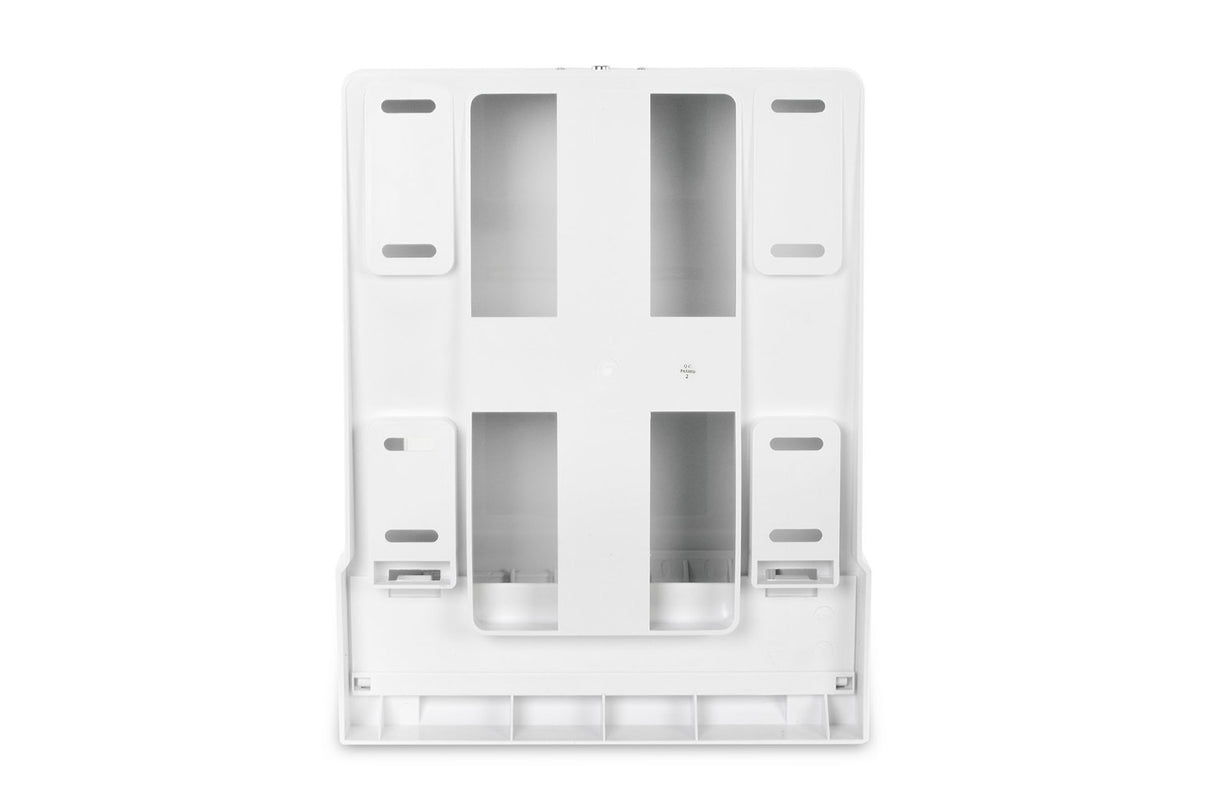 Distributeur de papier essuie-tout pliable et humoristique, en plastique, pour 600 feuilles, pliage en V/C, blanc