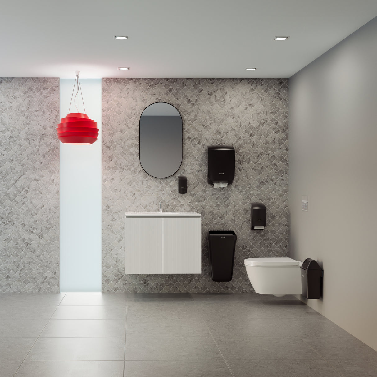 Distributeur de serviettes pliées Katrin Inclusive M, verrouillable