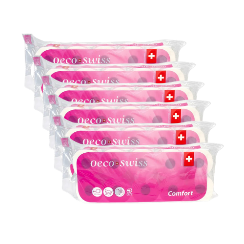 Papier toilette Oeco Swiss Confort, 3 épaisseurs