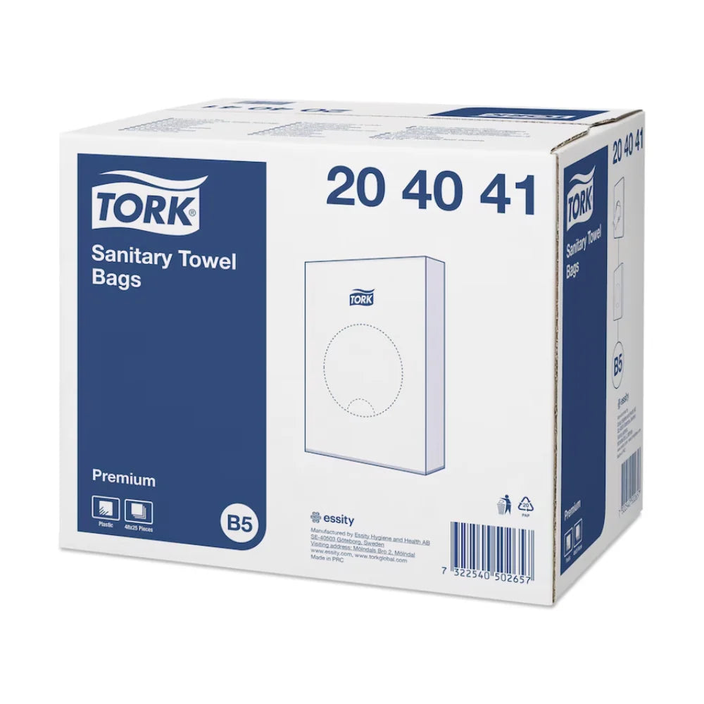 Trousse hygiénique Tork 204041 blanche B5