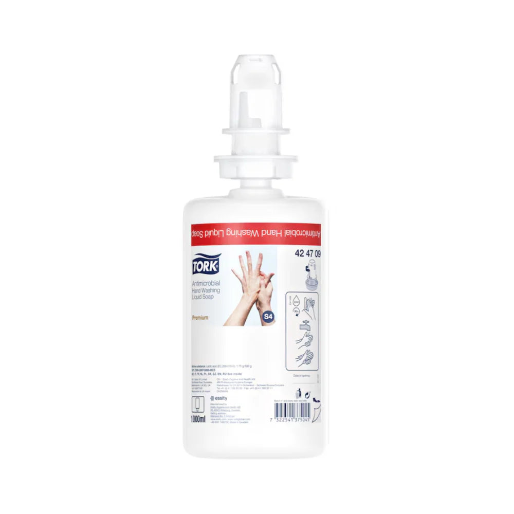 Savon liquide antimicrobien Tork 424709 1000 ml S4