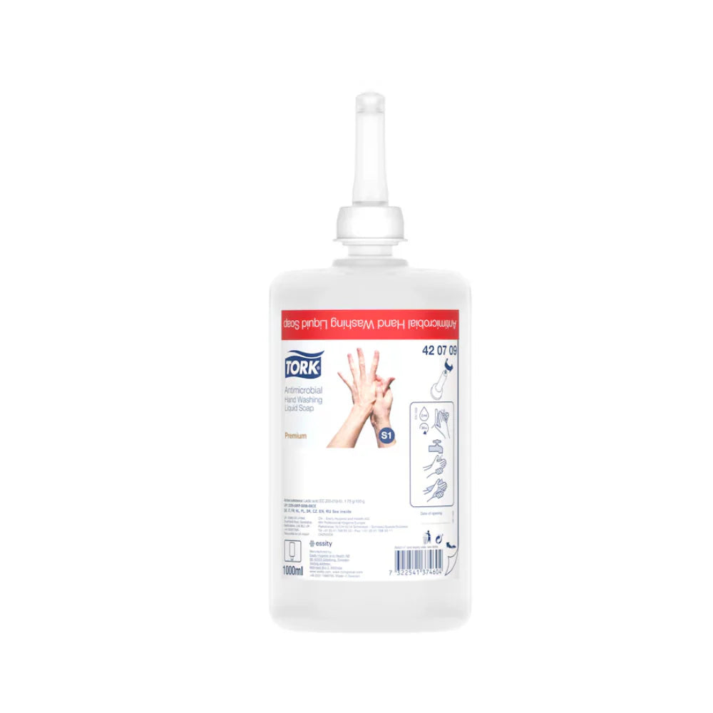 Savon liquide Tork 420709 pour la décontamination des mains S4