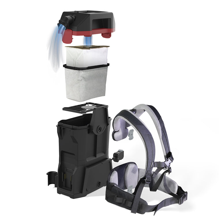 Aspirateur dorsal sans fil Sprintus BoostiX iGO ZERO