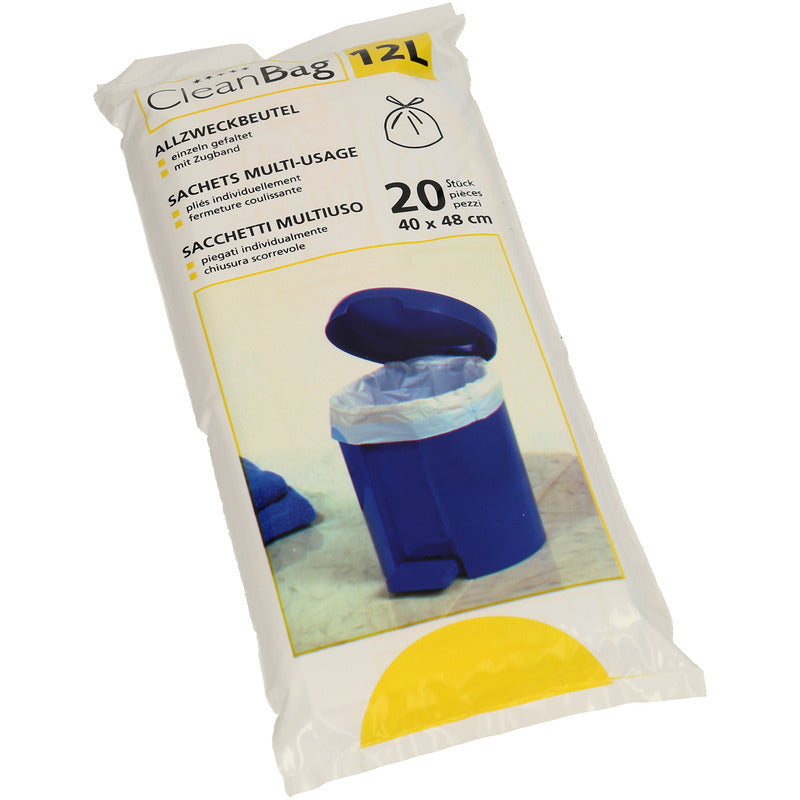 Sacs CleanBag multi-usages 12 litres