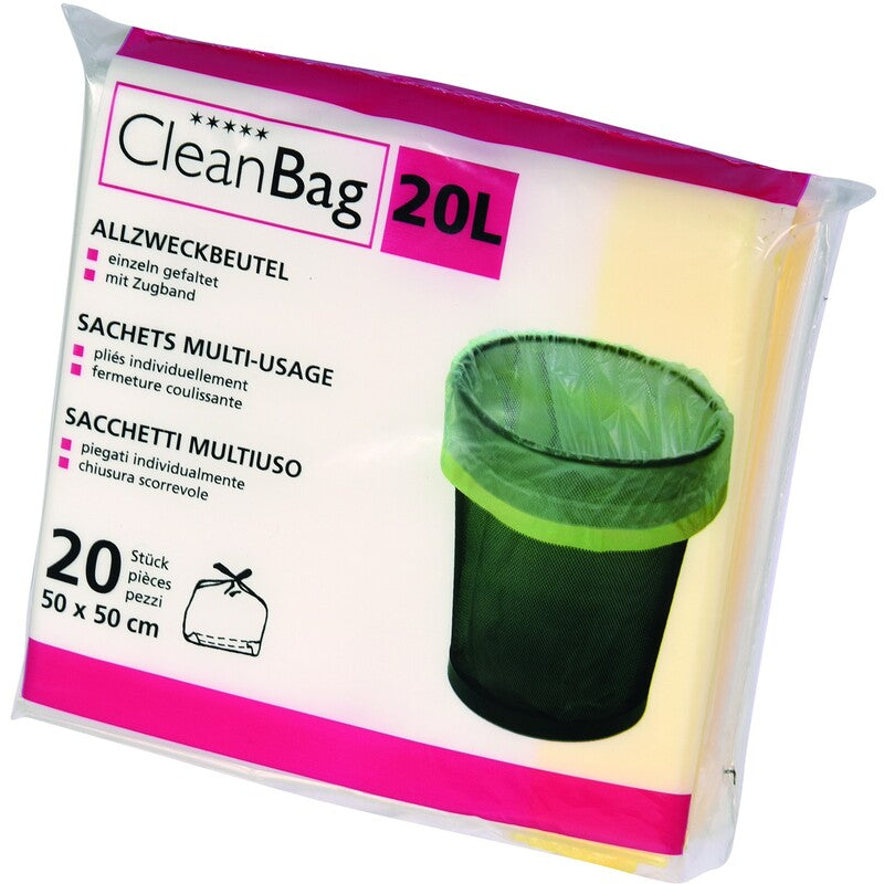 Sacs CleanBag multi-usages 20 litres