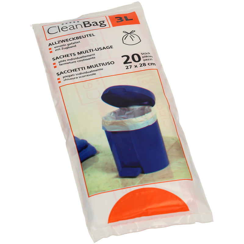 Sacs CleanBag multi-usages 3 litres