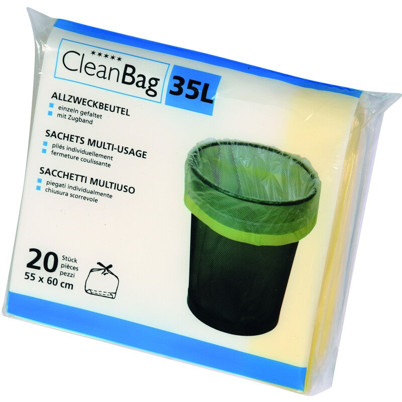 Sacs CleanBag multi-usages 35 litres