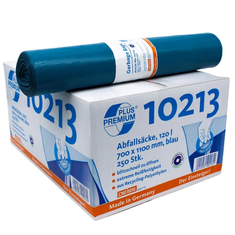 DEISS Premium Plus® Typ - 60 Abfallsäcke 10213, 120 Liter - Hygienico