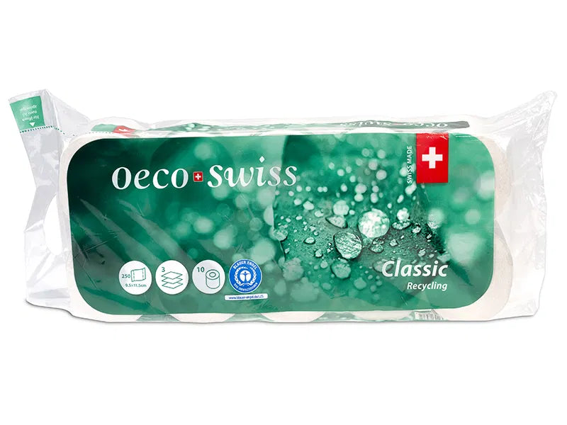 Papier toilette recyclé Oeco Swiss Classic, 3 plis