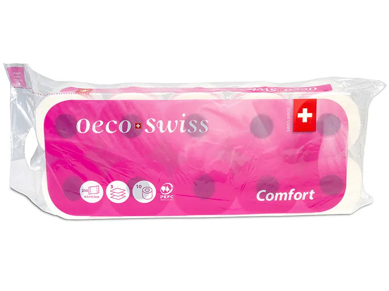Papier toilette Oeco Swiss Confort, 3 épaisseurs