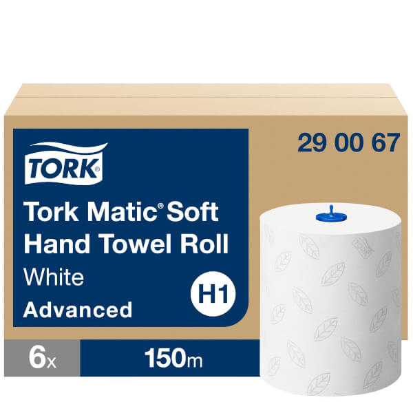 Tork 290067 Matic Serviette en rouleau blanche Advanced H1