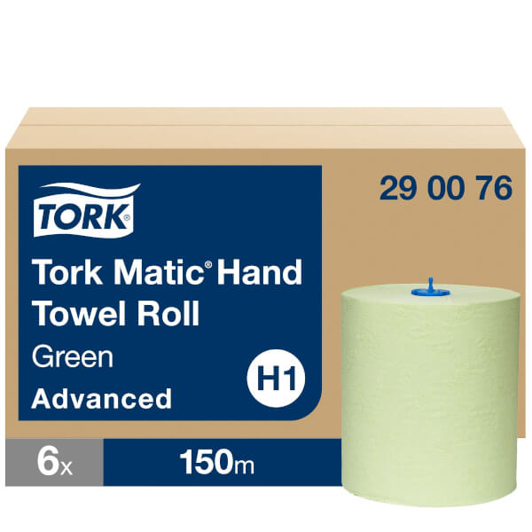 Tork 290076 Matic Rouleau Essuie-tout Vert Avancé H1