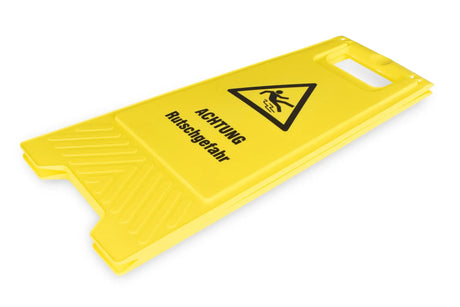 Warnschild "Achtung Rutschgefahr"