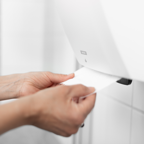 Katrin Hybrid System Towel Roll Dispenser with Sensor Function