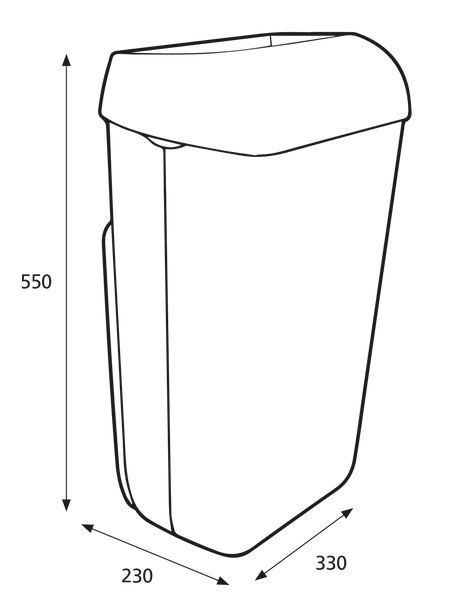 Katrin Abfallbehälter 25 l mit Abedeckung
