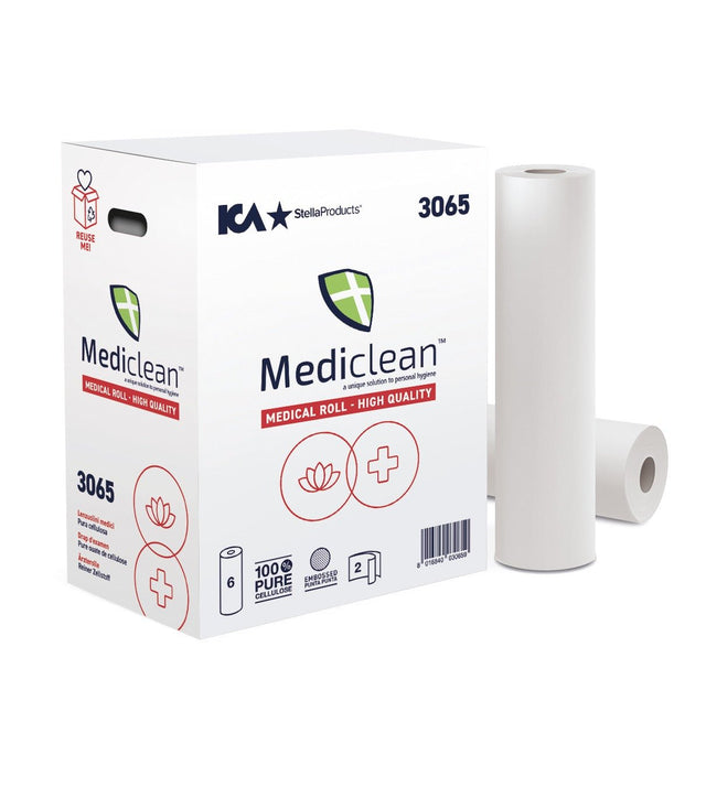 Ärzterollen 68 m x 60 cm, 2 - lagig, Zellstoff - Hygienico