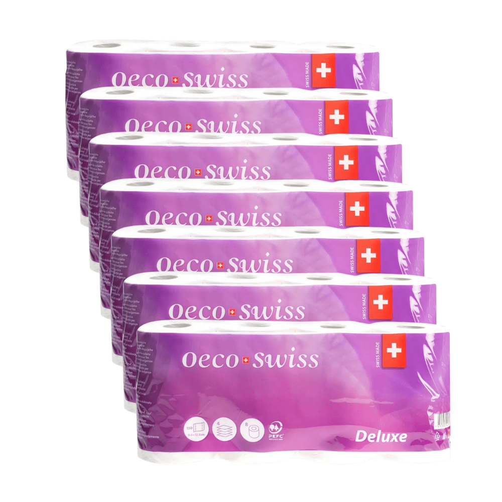 Oeco Swiss Deluxe Toilettenpapier, 4 - lagig - Hygienico