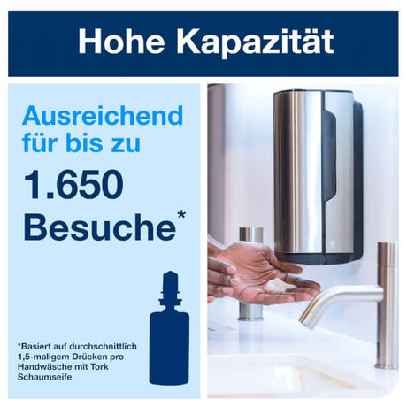 Tork 460009 | Sensor Seifen- und Händedesinfektion Spender S4, Edelstahl