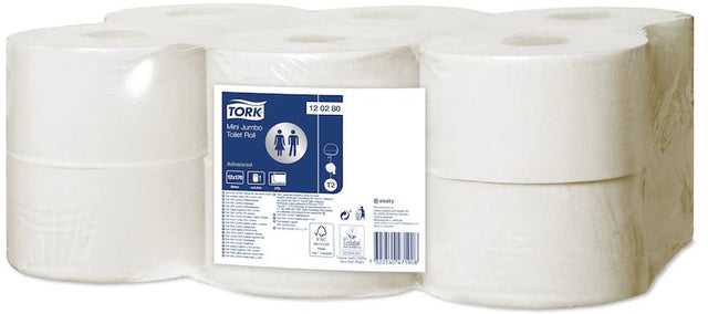 Tork 120280 Toilettenpapier Advanced Soft T2 Mini Jumbo - Hygienico