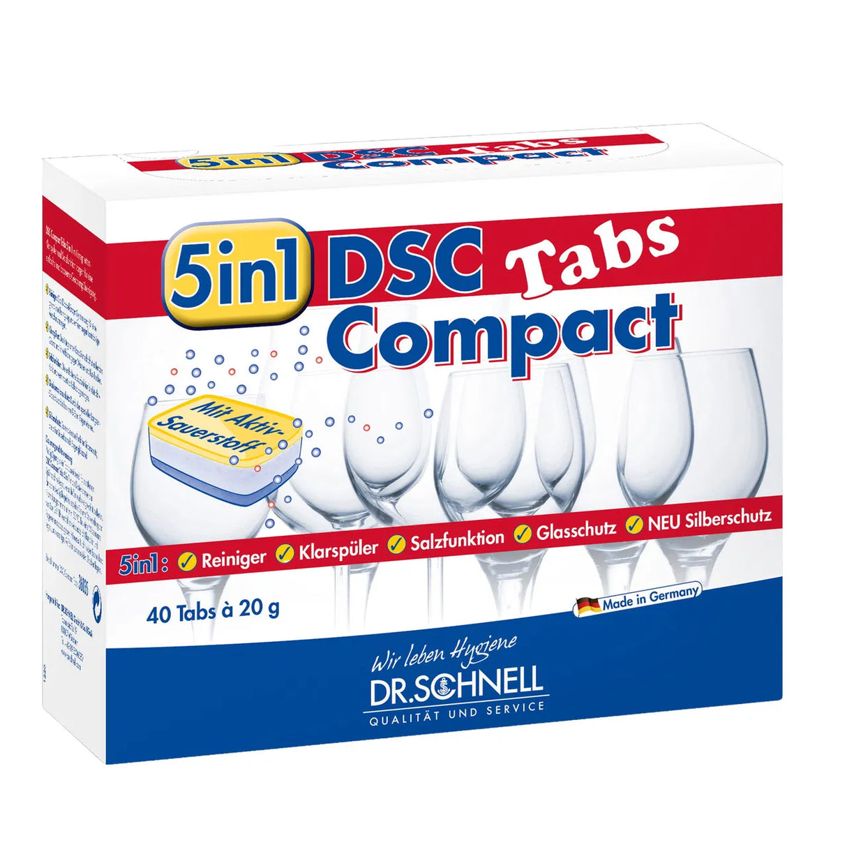 Dr. Schnell Spülmaschinentabs DSC Tabs COMPACT